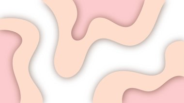 Soyut kağıt kesimi şekil dalga arkaplanı