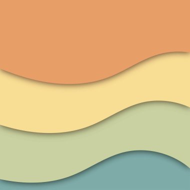 soyut kağıt kesme vektör şablonu arka planı