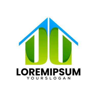 Baş harfler çift d logosu tasarımı