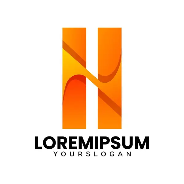 Baş harfler H logo tasarımı