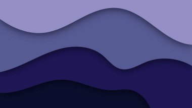 Soyut kağıt kesimi şekil dalga arkaplanı