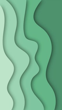 Soyut kağıt kesimi şekil dalga arkaplanı