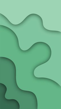 Soyut kağıt kesimi şekil dalga arkaplanı