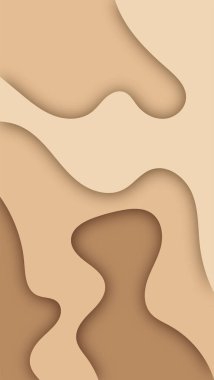 Soyut kağıt kesimi şekil dalga arkaplanı