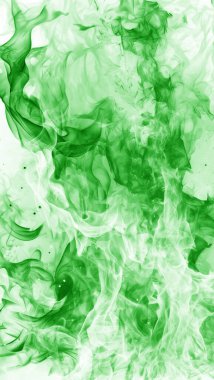 yeşil soyut duman arkaplan şablonu