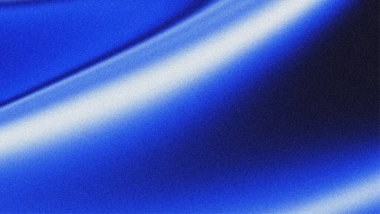 Kum taneli dokuya sahip soyut koyu mavi beyaz eğim. Gradyan. Modern arkaplan.