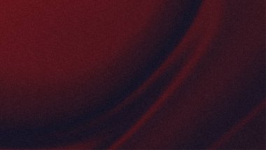 Kum taneli dokuya sahip soyut koyu kırmızı eğim. Gradyan arkaplanda turuncu neon ışığı.