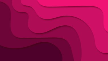 Soyut modern arkaplan Kağıt Kesme Arkaplan Vektörü illüstrasyonu