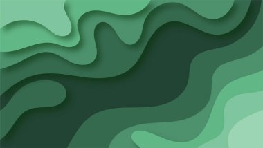 Soyut modern arkaplan Kağıt Kesme Arkaplan Vektörü illüstrasyonu