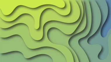 Soyut modern arkaplan Kağıt Kesme Arkaplan Vektörü illüstrasyonu