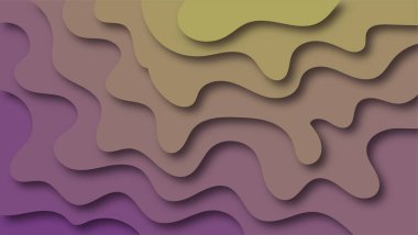 Soyut modern arkaplan Kağıt Kesme Arkaplan Vektörü illüstrasyonu