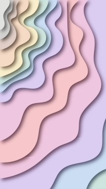 soyut renkli kağıt kesimi dalga arkaplanı