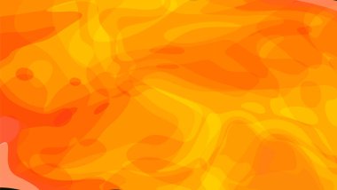 Soyut Arkaplan Tasarımı: Estetik ve Akışkan Biçimli Turuncu Arkaplan Rengi