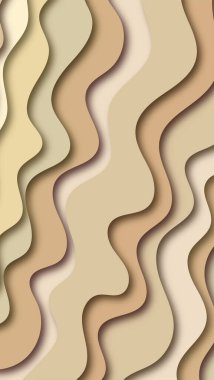 soyut kağıt kesimi arkaplan kahverengi rengi