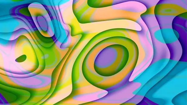 Yaratıcı modern soyut dalgalı stil renkli arkaplan tasarımı