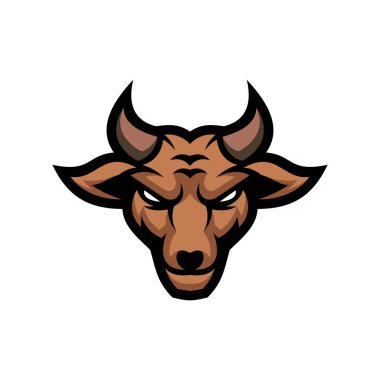Boğa esport maskot tasarımı logosu