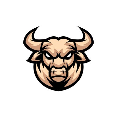 Boğa esport maskot tasarımı logosu