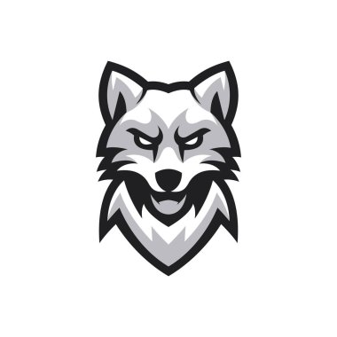 Kızgın kurt logosu tasarımı