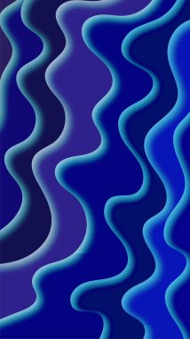 soyut mavi dalga gradyanı