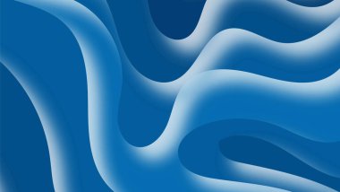 Gerçekçi mavi tek renkli sıvı efekt arkaplanı