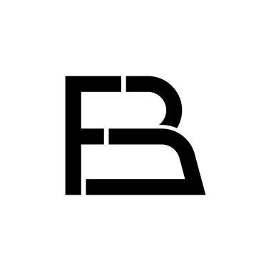 Baş harfleri f b logo tasarımı
