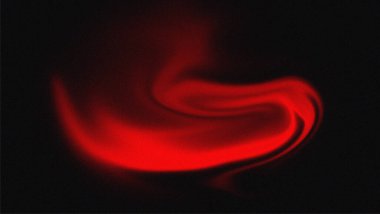 Soyut arkaplan taneli dokusu. Duvar kağıtları. Yatay arkaplan ile koyu kırmızı gradyan karışımı.