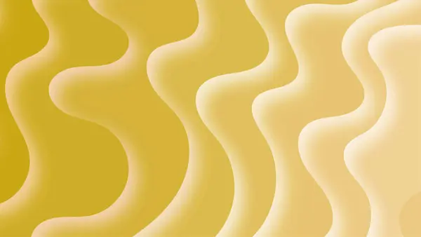 Modern 3D dalga sıvısı arka plan soyut iş yatay duvar kağıdı sarı ve beyaz