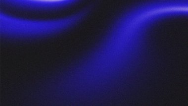 Soyut arkaplan taneli dokusu. Duvar kağıdı. Mavi gradyan karışık yatay arkaplan.