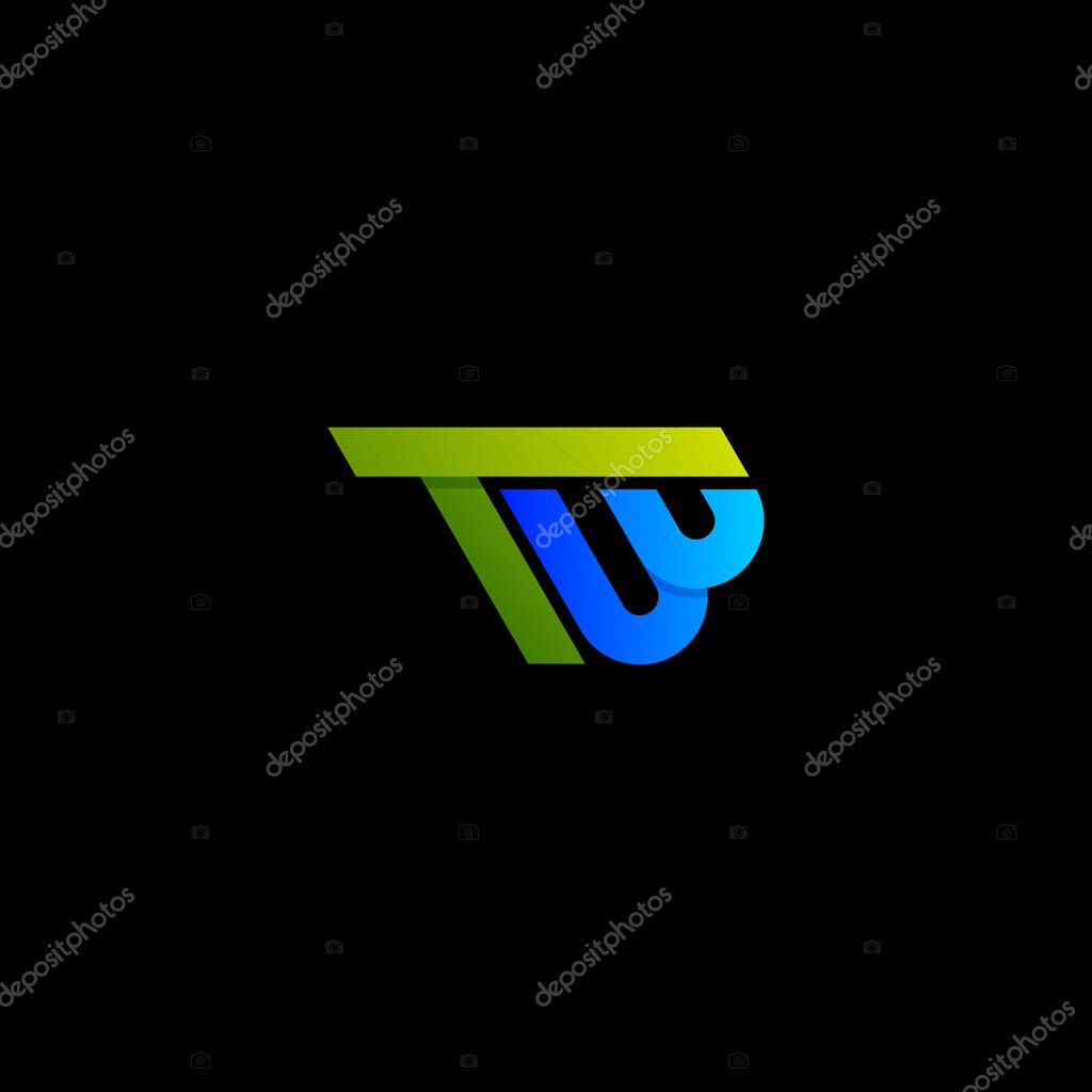 Initials letter T B logo design vector