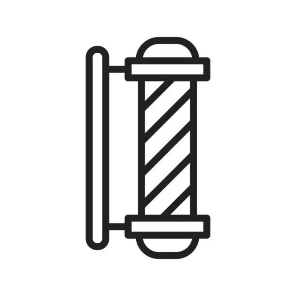 Barber Pole Icon Vector Image Використовується Мобільних Застосунків Веб Додатків — стоковий вектор