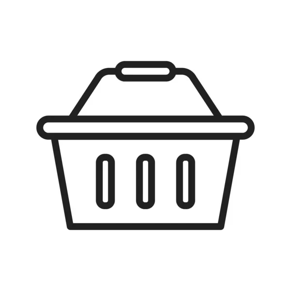 Korb Symbol Vektorbild Geeignet Für Mobile Applikationen Und Printmedien — Stockvektor