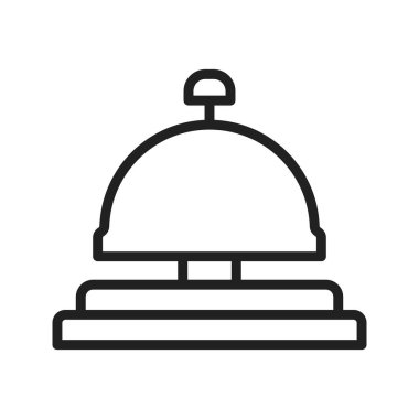 Belboy Bell ikon vektör görüntüsü. Mobil uygulama web uygulaması ve yazdırma ortamı için uygundur.