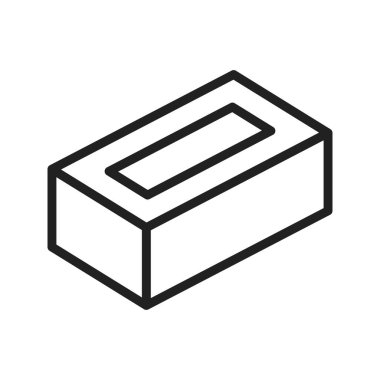 Tuğla ikon vektör görüntüsü. Mobil uygulama web uygulaması ve yazdırma ortamı için uygundur.