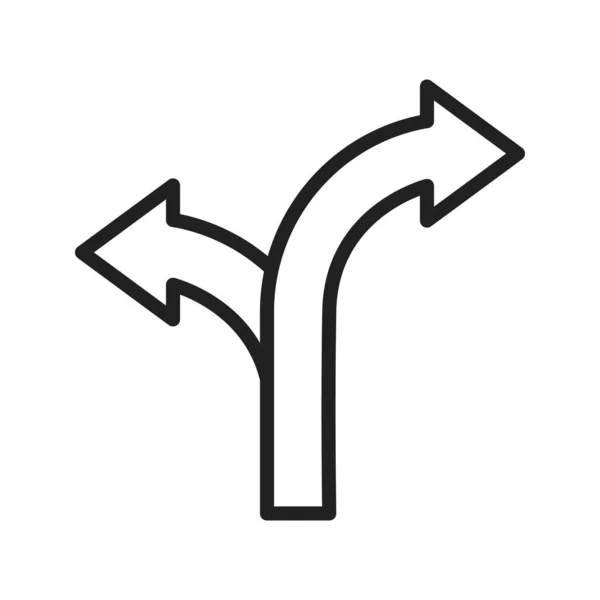 Symbolvektorbild Für Den Geschäftsweg Geeignet Für Mobile Applikationen Und Printmedien — Stockvektor