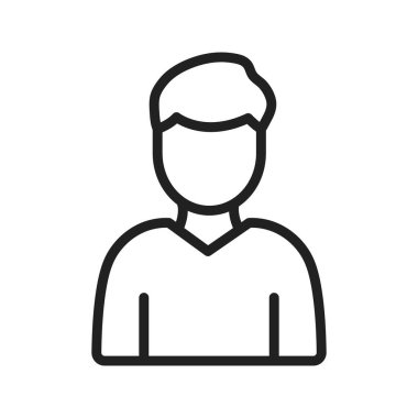 Aday simgesi vektör görüntüsü. Mobil uygulama web uygulaması ve yazdırma ortamı için uygundur.