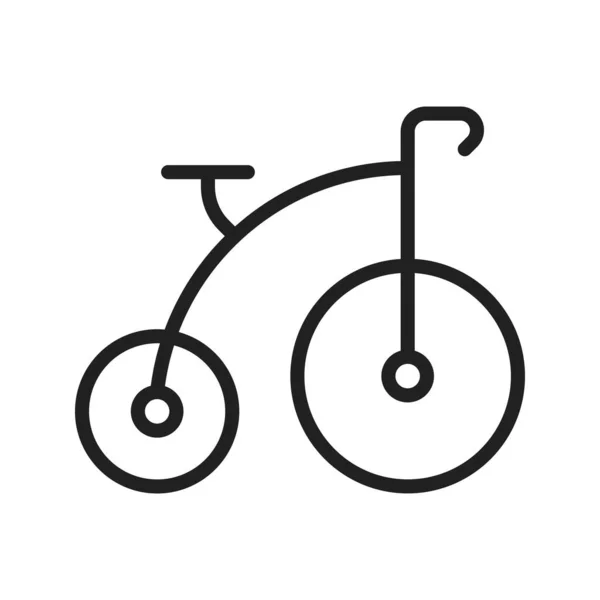 Cirkus Cykel Ikon Vektor Bild Lämplig För Mobil Applikation Webbapplikation — Stock vektor
