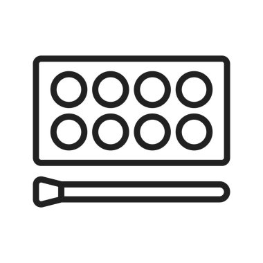 Gözhades ikon vektör görüntüsü. Mobil uygulama web uygulaması ve yazdırma ortamı için uygundur.