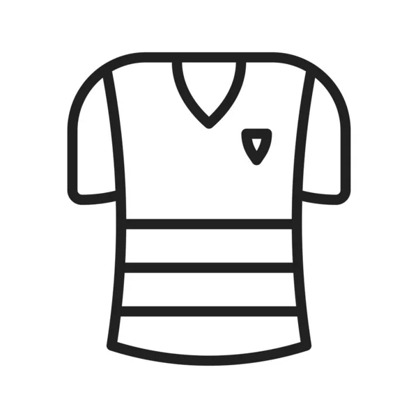 Football Shirt Icon Vector Image Suitable Mobile Application Web Application — Stock Vector
