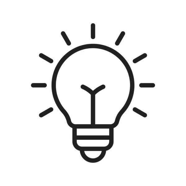 Indikator Lampa Ikon Vektor Bild Lämplig För Mobil Applikation Webbapplikation — Stock vektor