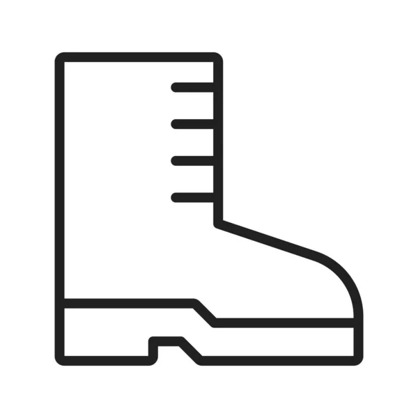 Long Boots Symbolvektorbild Geeignet Für Mobile Applikationen Und Printmedien — Stockvektor