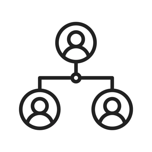 Symbolvektorbild Der Netzwerkgruppe Geeignet Für Mobile Applikationen Und Printmedien — Stockvektor