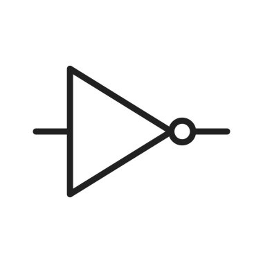 Geçit simgesi vektör resmi değil. Mobil uygulama web uygulaması ve yazdırma ortamı için uygundur.