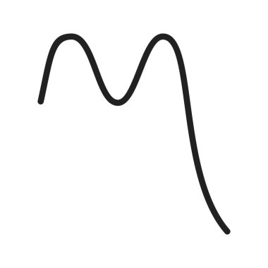 Kısmi Alternatif İşaret simgesi vektör resmi. Mobil uygulama web uygulaması ve yazdırma ortamı için uygundur.