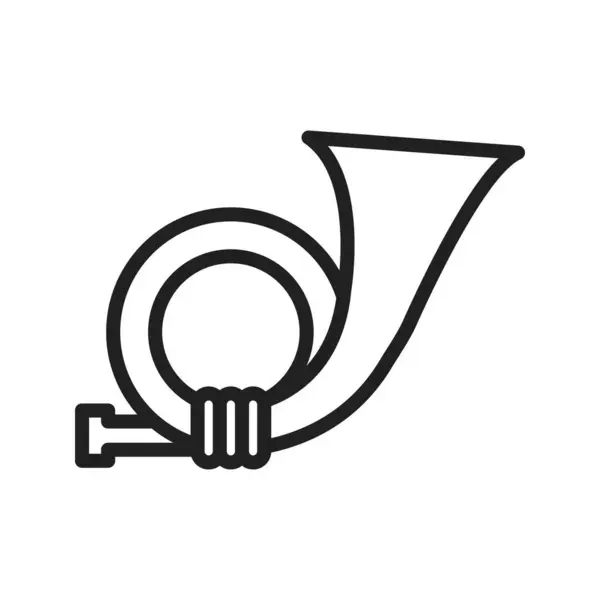 Postal Horn Icono Imagen Vectorial Adecuado Para Aplicaciones Móviles Aplicación — Archivo Imágenes Vectoriales