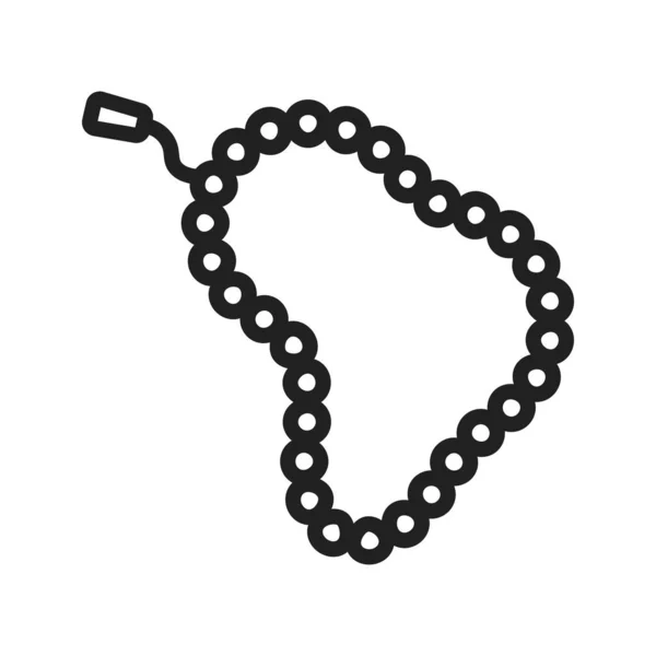 Prayer Beads Ícone Imagem Vetorial Adequado Para Aplicativos Móveis Aplicação — Vetor de Stock