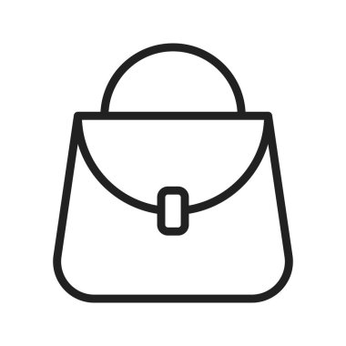Çanta simgesi vektör görüntüsü. Mobil uygulama web uygulaması ve yazdırma ortamı için uygundur.