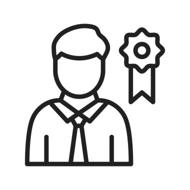 İtibar simgesi vektör görüntüsü. Mobil uygulama web uygulaması ve yazdırma ortamı için uygundur.