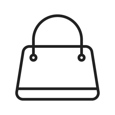 Omuz Torbası ikon vektör görüntüsü. Mobil uygulama web uygulaması ve yazdırma ortamı için uygundur.