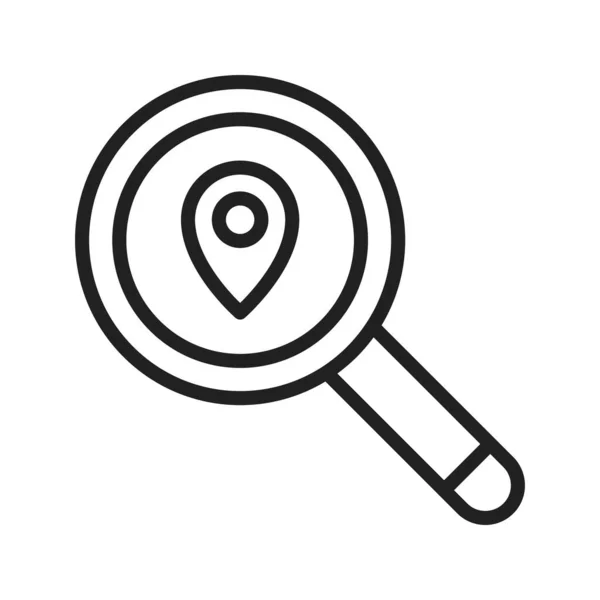 Search Location Icon Vector Image Suitable Mobile Application Web Application — Stock Vector