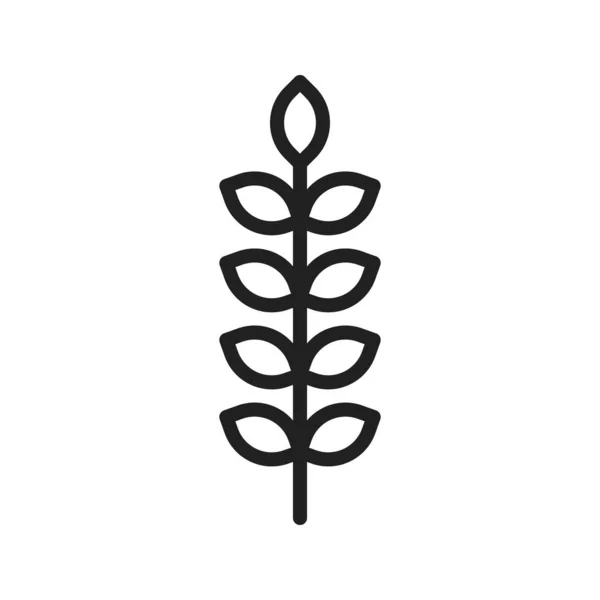 Sheaf Rice Icono Imagen Vectorial Adecuado Para Aplicaciones Móviles Aplicación — Vector de stock